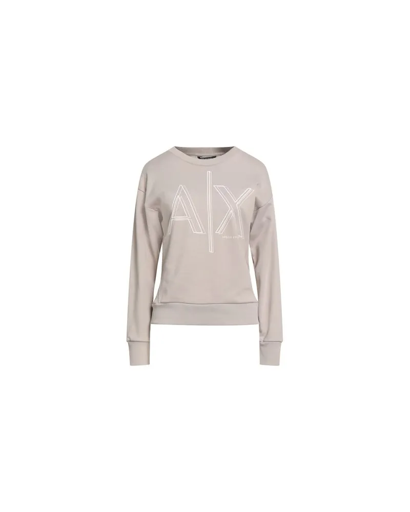 Armani Exchange TOPS - Sweatshirtsauf YOOX.COM Beige