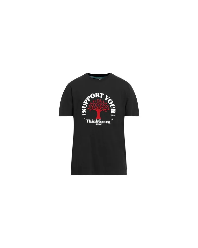 Sun68 TOPS - T-shirtsauf YOOX.COM Schwarz