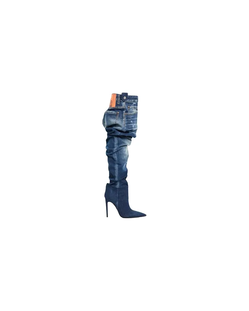 Dsquared2 SCHUHE - Stiefelauf YOOX.COM Blau