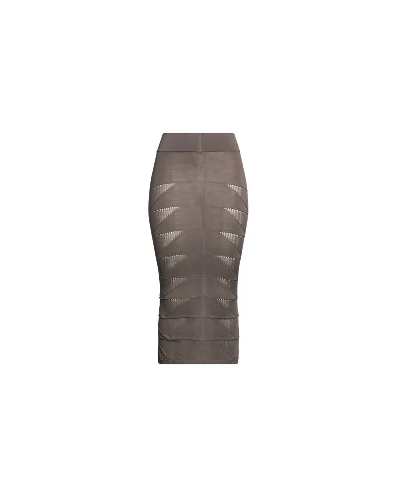 Rick Owens HOSEN & RÖCKE - Midi-Röckeauf YOOX.COM Braungrau