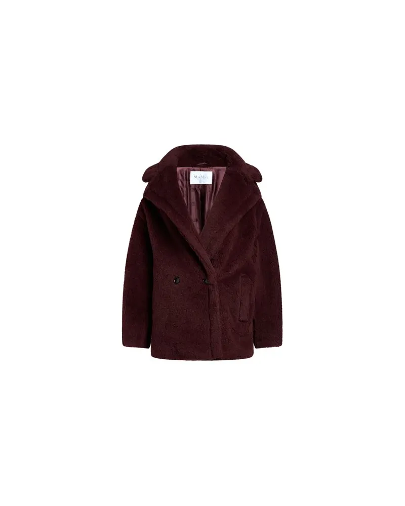 Max Mara JACKEN & MÄNTEL - Shearling- & Kunstfellauf YOOX.COM Bordeaux