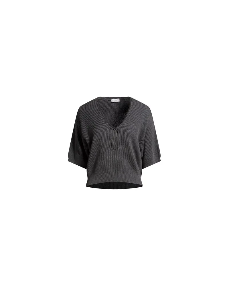 Brunello Cucinelli STRICKWAREN - Pulloverauf YOOX.COM Grau