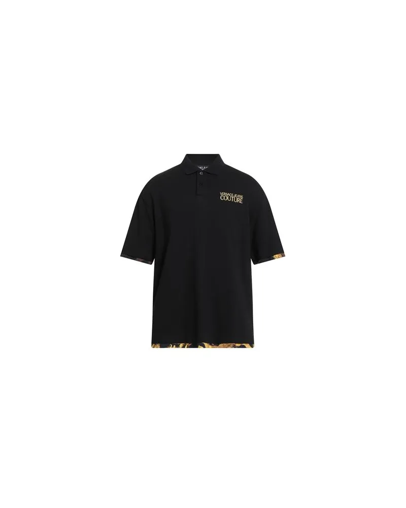 Versace Jeans TOPS - Poloshirtsauf YOOX.COM Schwarz
