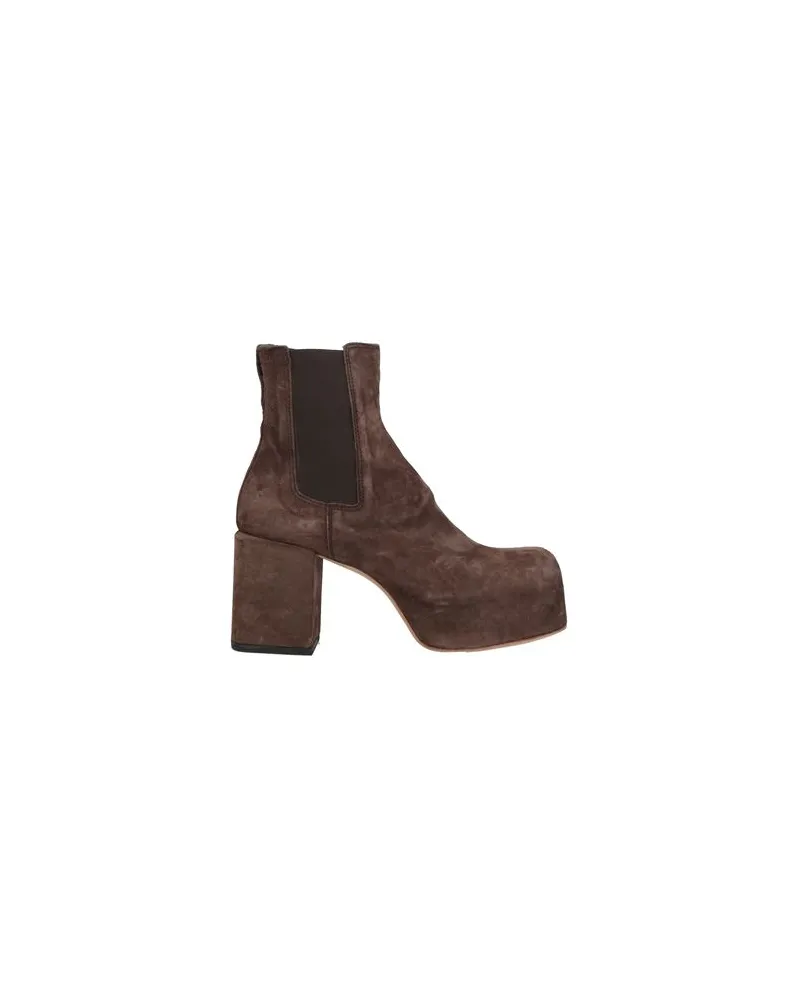 Moma SCHUHE - Stiefelettenauf YOOX.COM Dunkelbraun