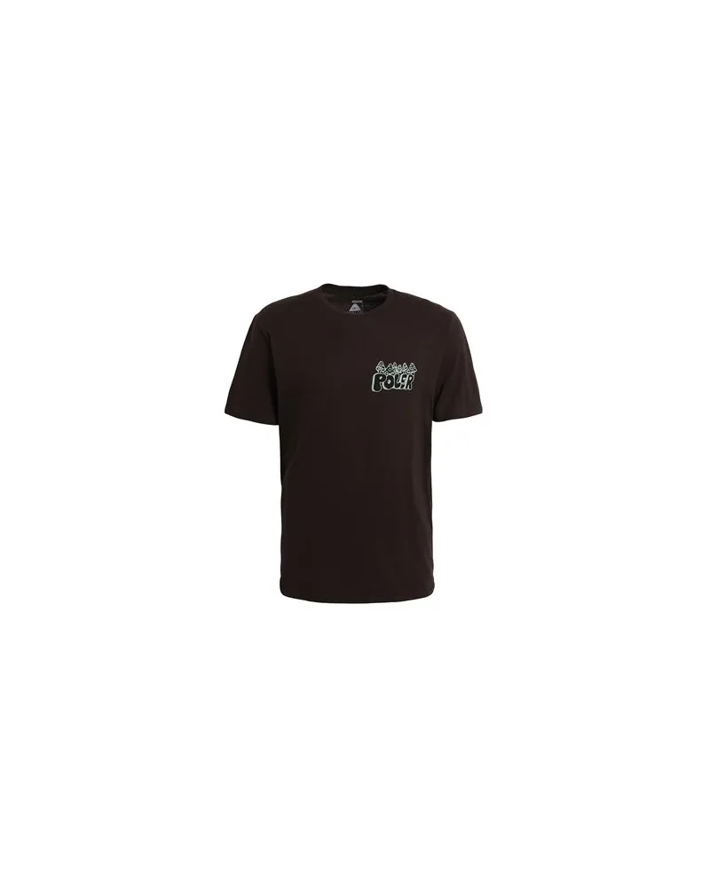 Poler Caveman T-Shirt  - TOPS - T-shirtsauf YOOX.COM Dunkelbraun