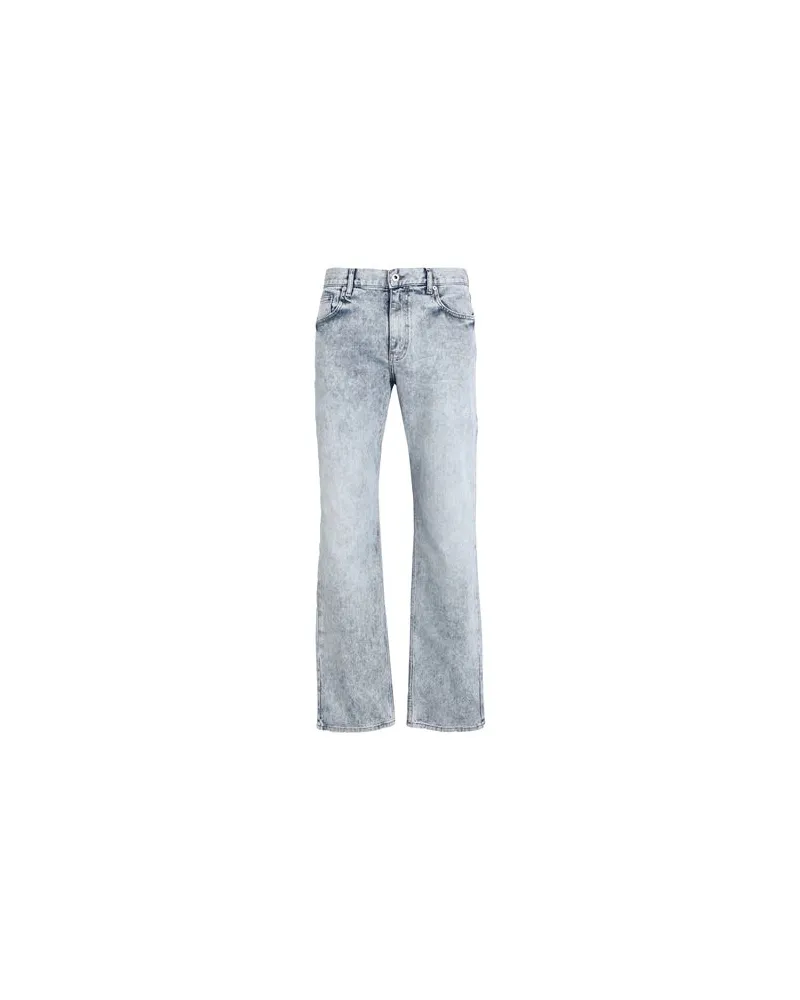 Karl Lagerfeld KLJ STRAIGHT DENIM  - HOSEN & RÖCKE - Jeanshosenauf YOOX.COM Blau
