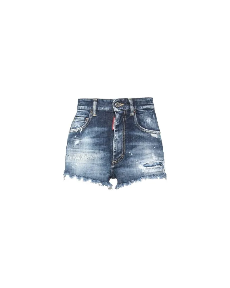 Dsquared2 HOSEN & RÖCKE - Jeansshortsauf YOOX.COM Blau