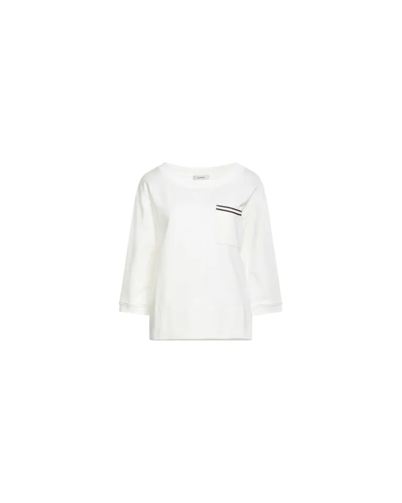 Alpha Studio TOPS - Sweatshirtsauf YOOX.COM Weiß
