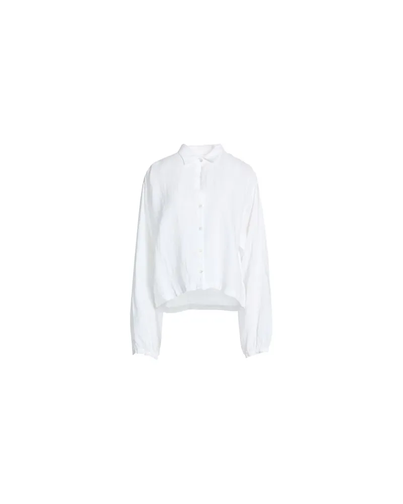120% Lino TOPS - Hemdenauf YOOX.COM Weiß