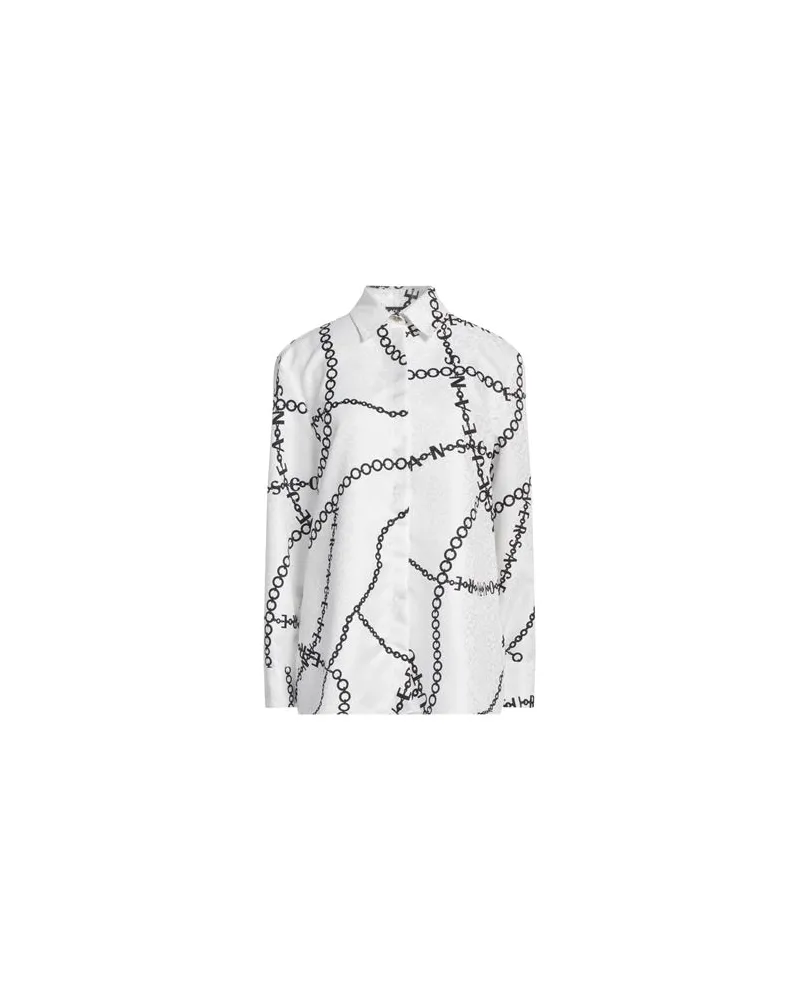 Versace Jeans TOPS - Hemdenauf YOOX.COM Weiß