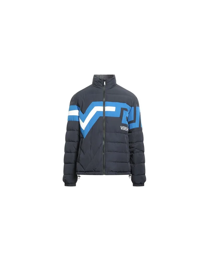 Versace JACKEN & MÄNTEL - Pufferjacken & Daunenjackenauf YOOX.COM Marineblau