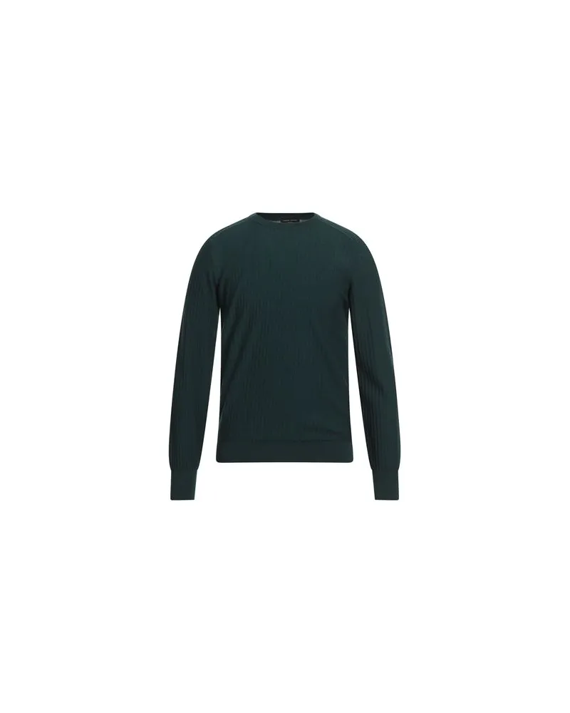 Roberto Collina STRICKWAREN - Pulloverauf YOOX.COM Dunkelgrün