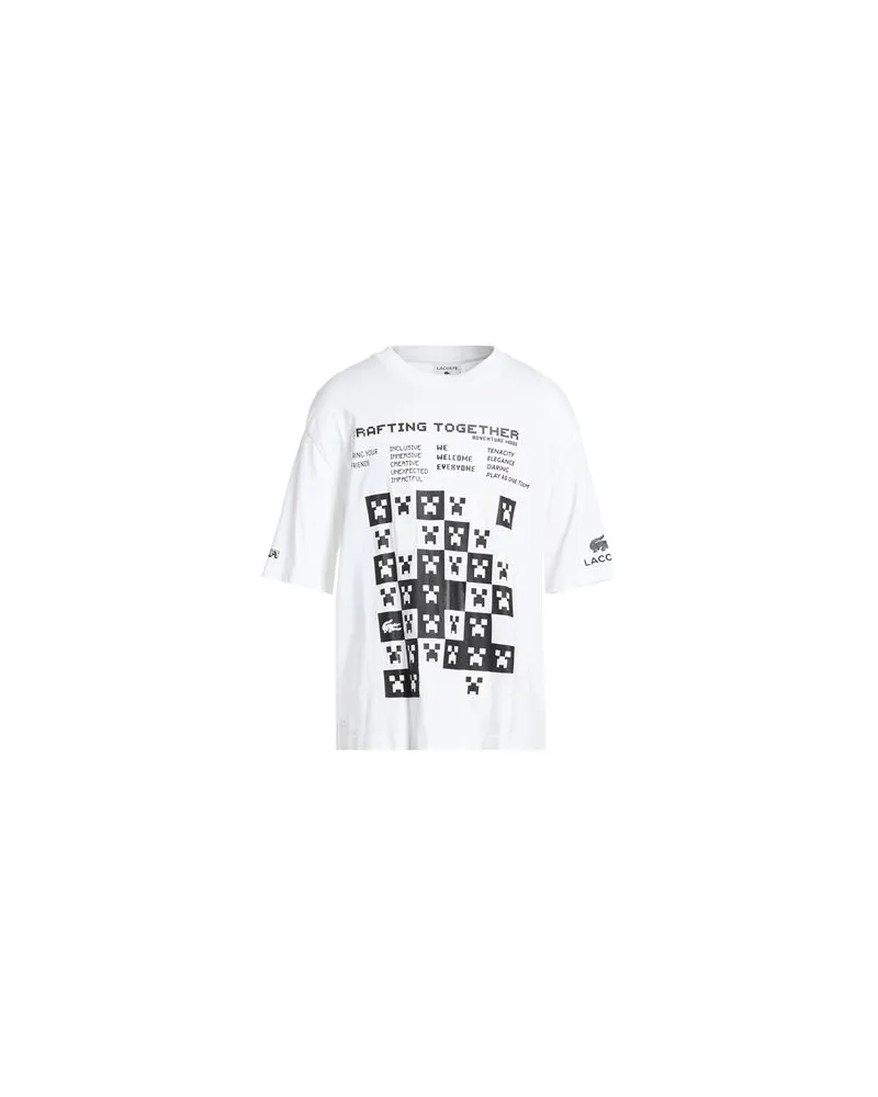 Lacoste X MINECRAFT - TOPS - T-shirtsauf YOOX.COM Weiß
