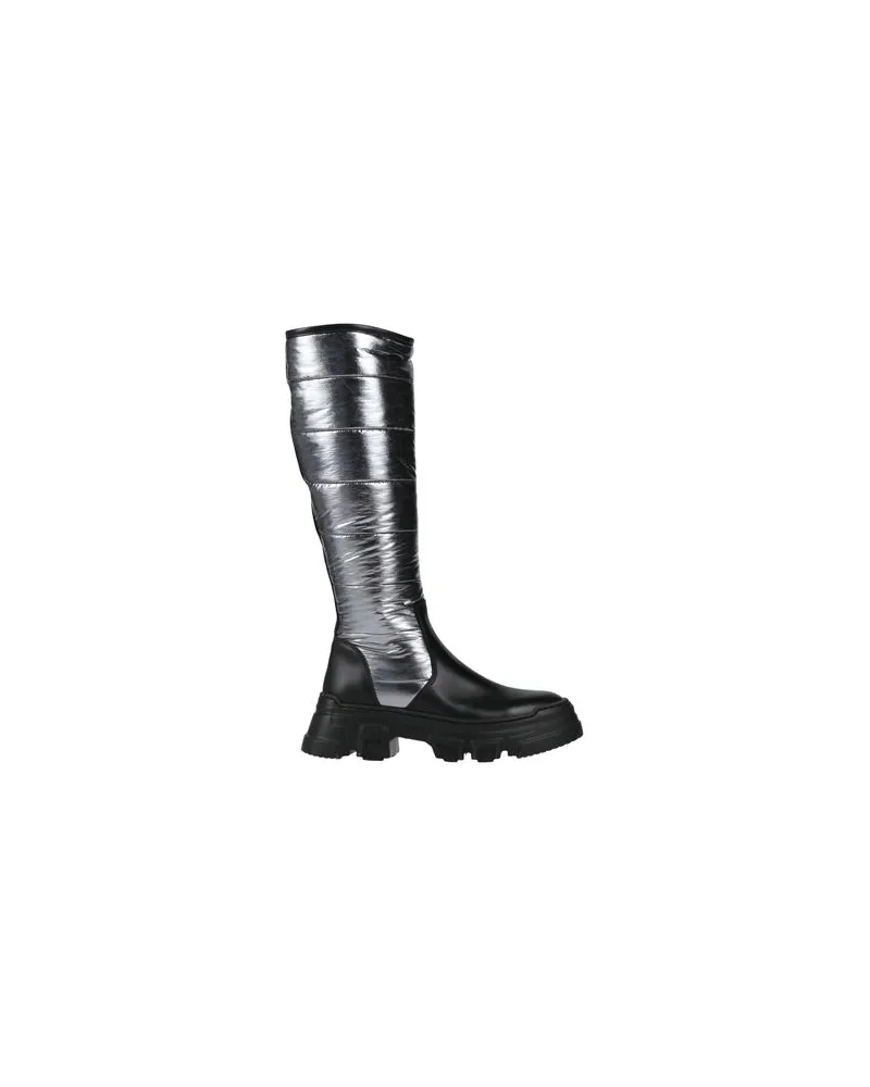 Pollini SCHUHE - Stiefelauf YOOX.COM Silber