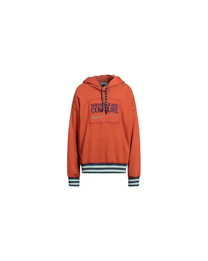 Versace Jeans TOPS - Sweatshirtsauf YOOX.COM Orange
