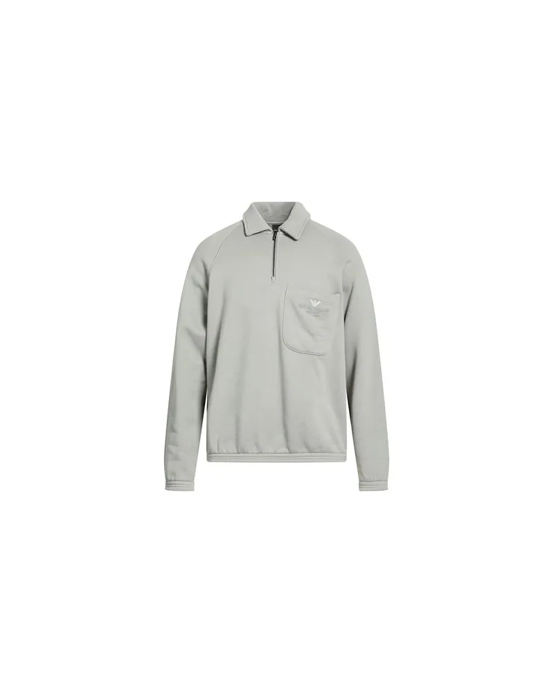 Emporio Armani TOPS - Sweatshirtsauf YOOX.COM Salbeigrün