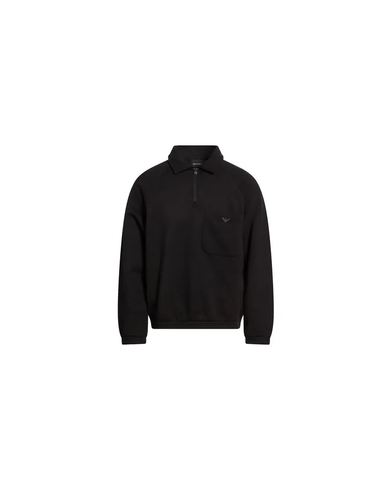Emporio Armani TOPS - Sweatshirtsauf YOOX.COM Schwarz