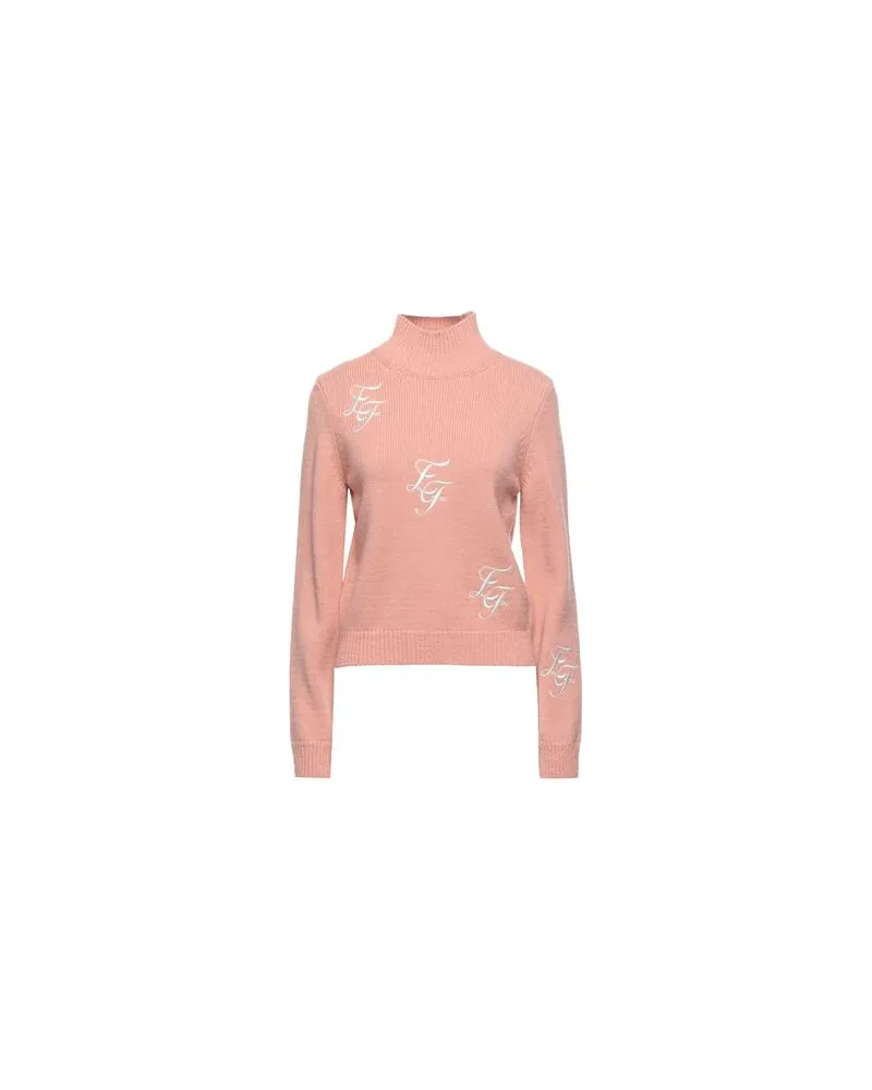 Elisabetta Franchi STRICKWAREN - Rollkragenpulloverauf YOOX.COM Lachs