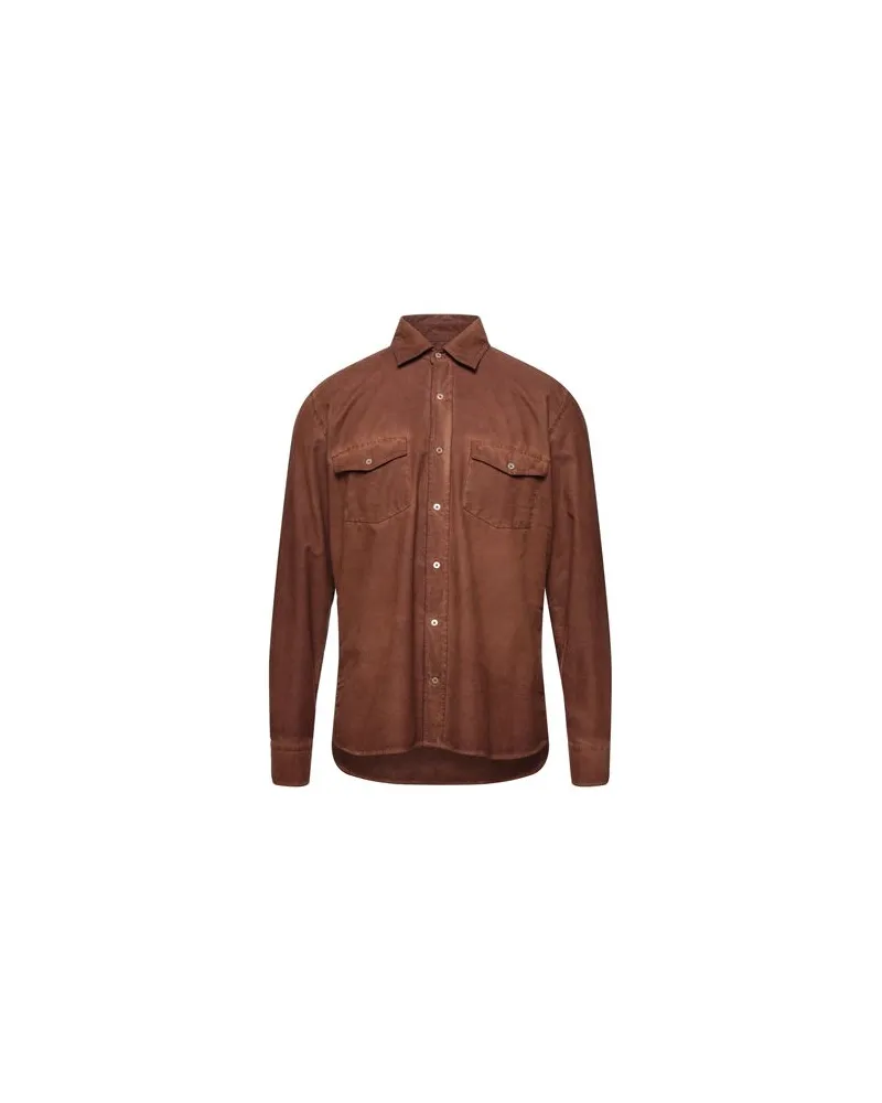 Brooksfield TOPS - Hemdenauf YOOX.COM Braun