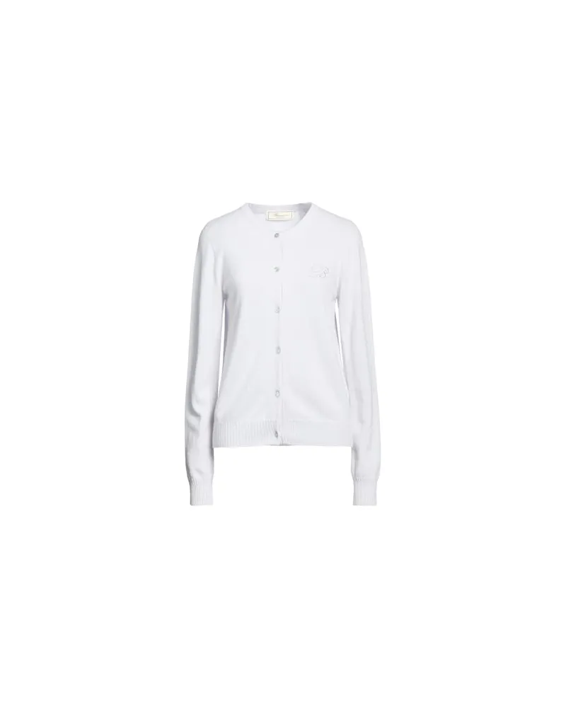Blumarine STRICKWAREN - Strickjackenauf YOOX.COM Hellgrau