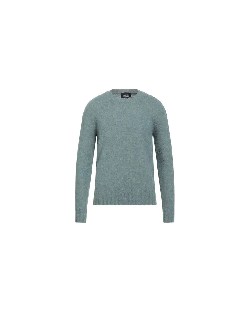 Alpha Studio STRICKWAREN - Pulloverauf YOOX.COM Aquamarin