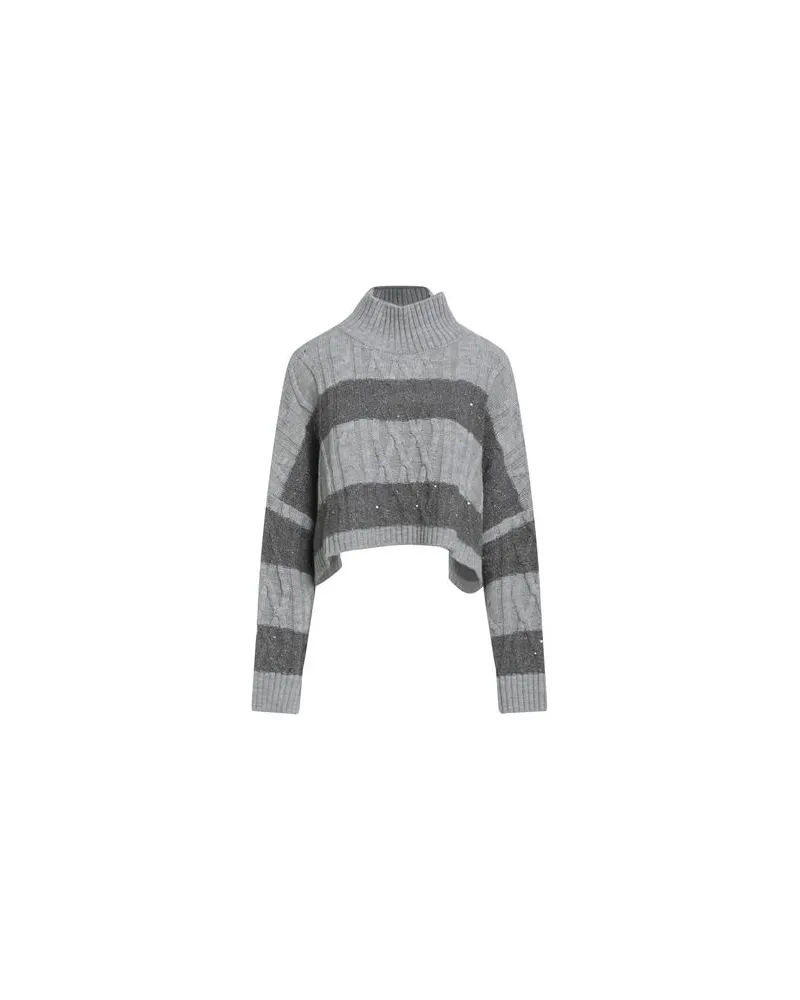 Simona Corsellini STRICKWAREN - Rollkragenpulloverauf YOOX.COM Grau