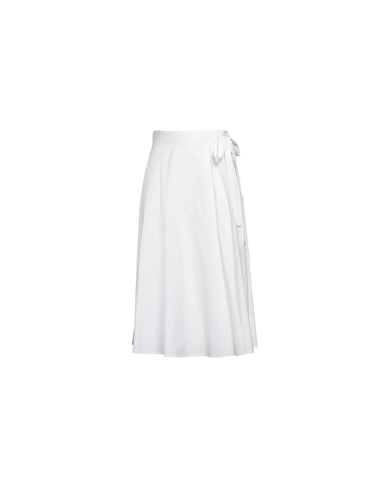 Twin-Set HOSEN & RÖCKE - Midi-Röckeauf YOOX.COM Weiß