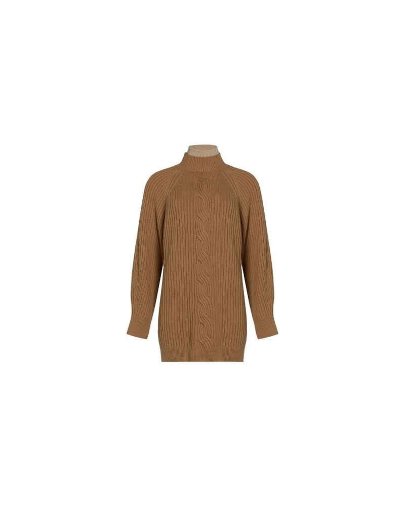 Max Mara STRICKWAREN - Rollkragenpulloverauf YOOX.COM Sand