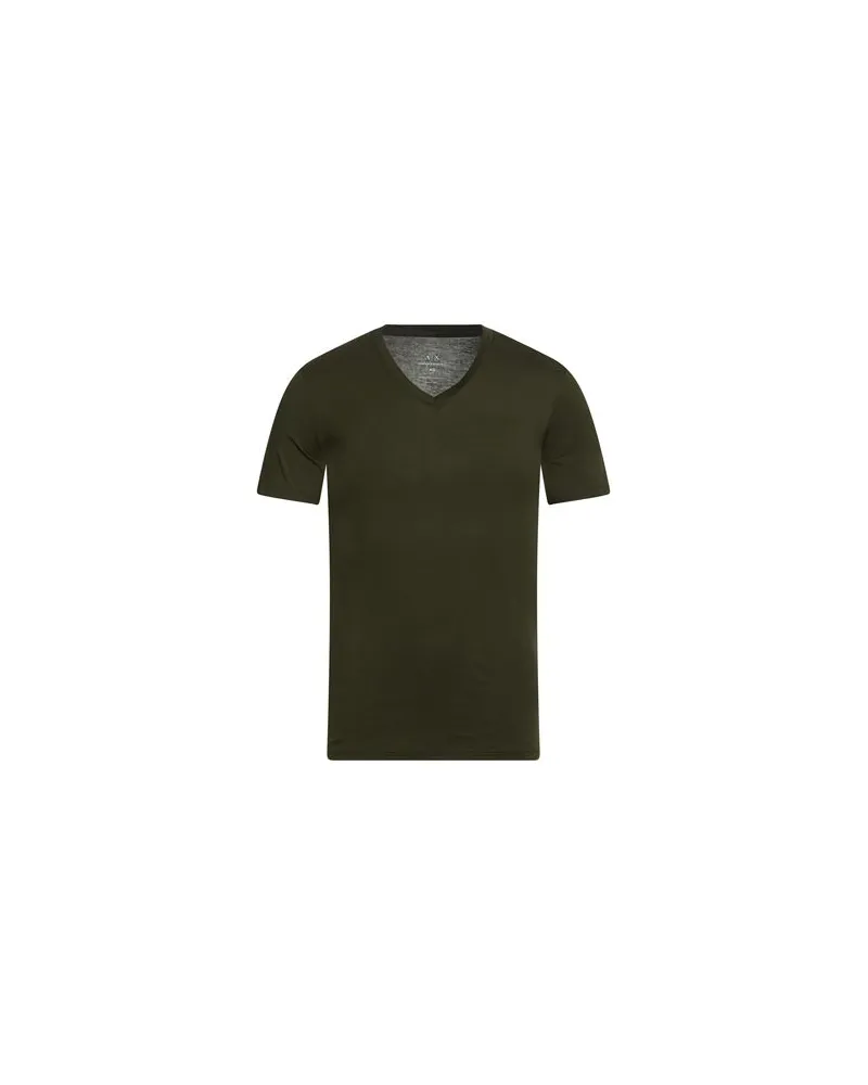 Armani Exchange TOPS - T-shirtsauf YOOX.COM Dunkelgrün