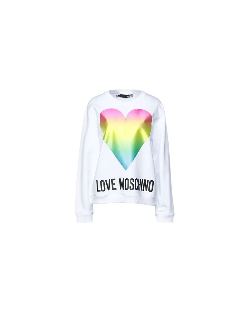Moschino TOPS - Sweatshirtsauf YOOX.COM Weiß