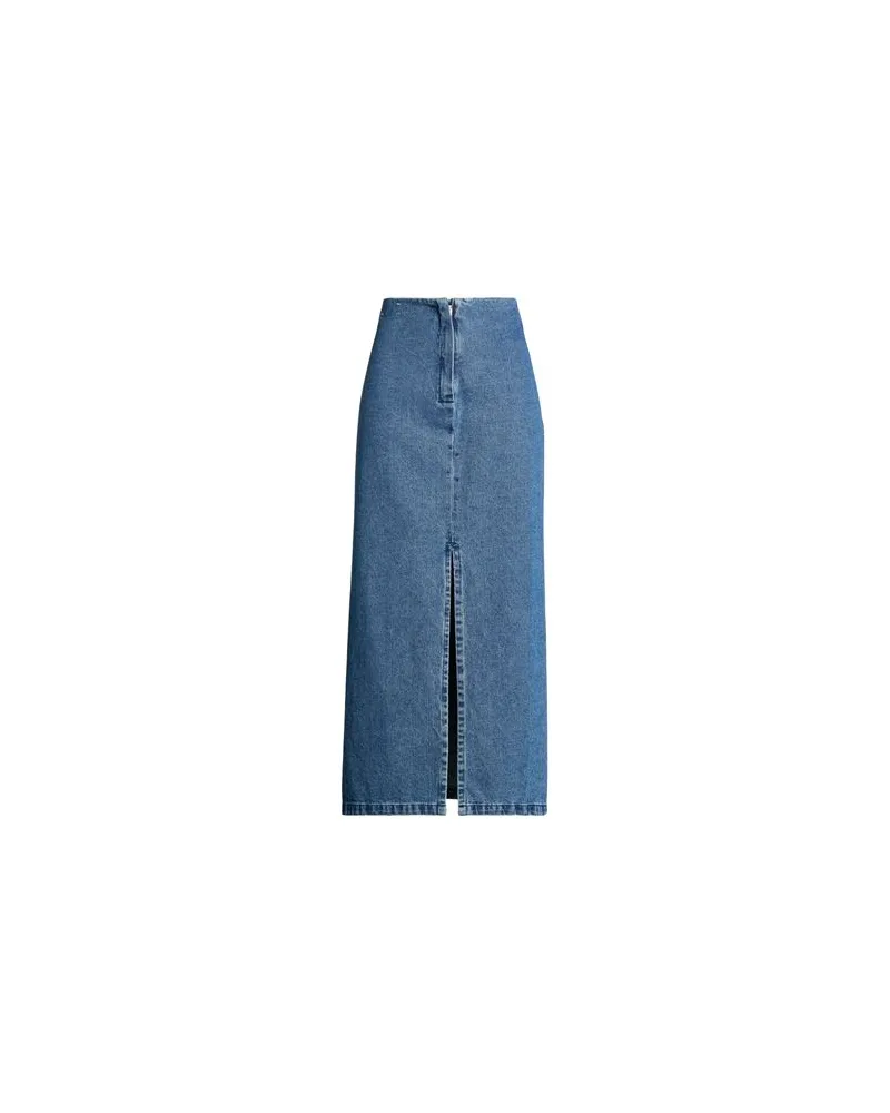 ALYSI CRÈME - HOSEN & RÖCKE - Jeansröckeauf YOOX.COM Blau