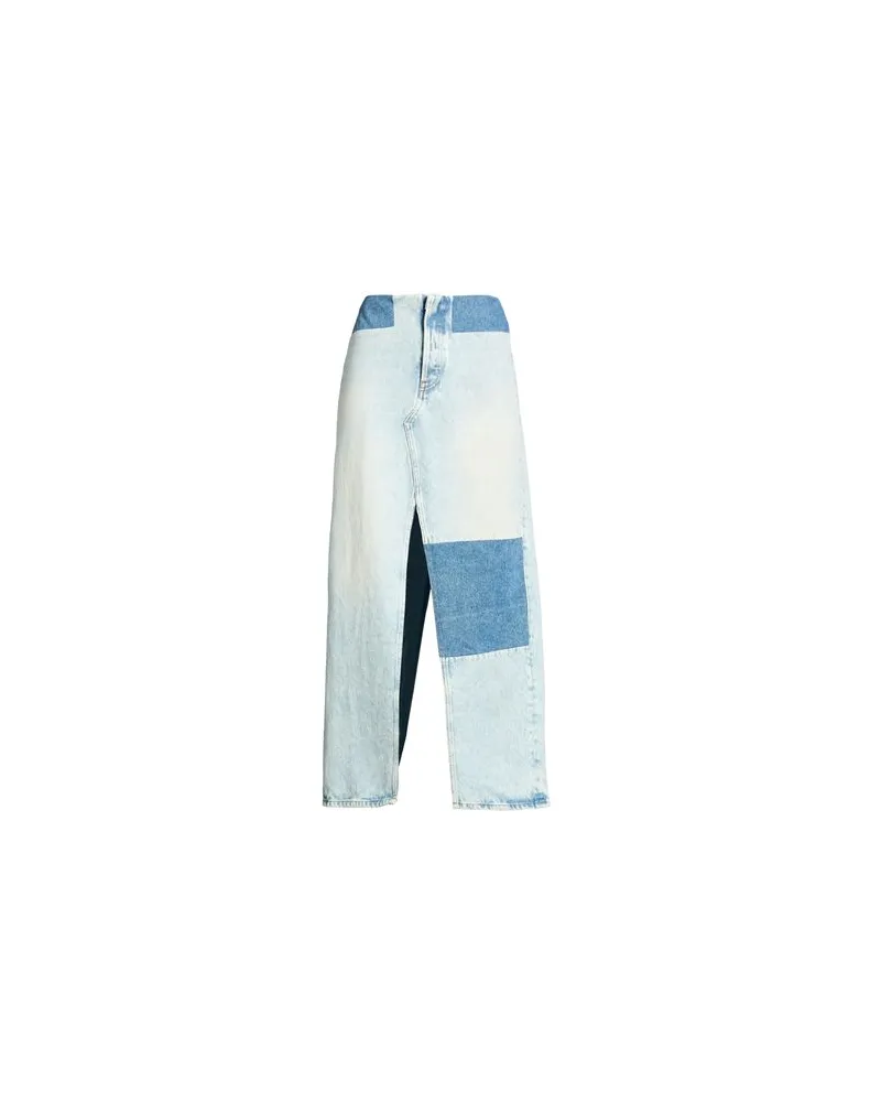 Maison Margiela HOSEN & RÖCKE - Jeansröckeauf YOOX.COM Blau