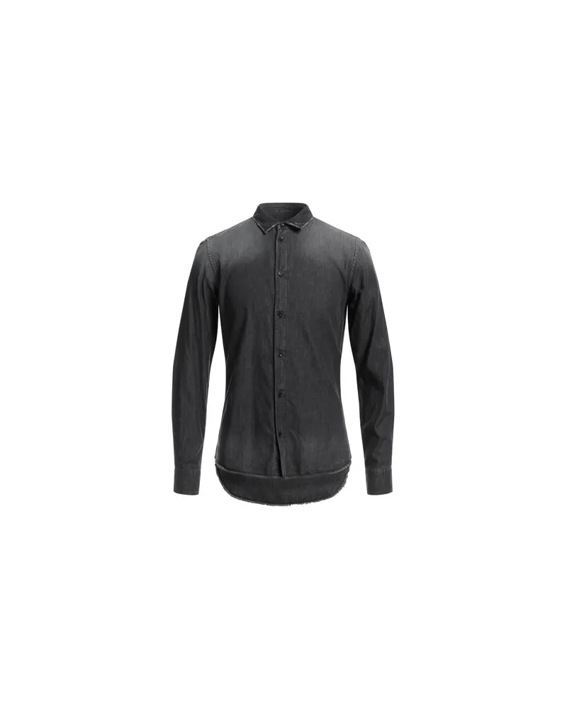 Daniele Alessandrini TOPS - Jeanshemdenauf YOOX.COM Schwarz