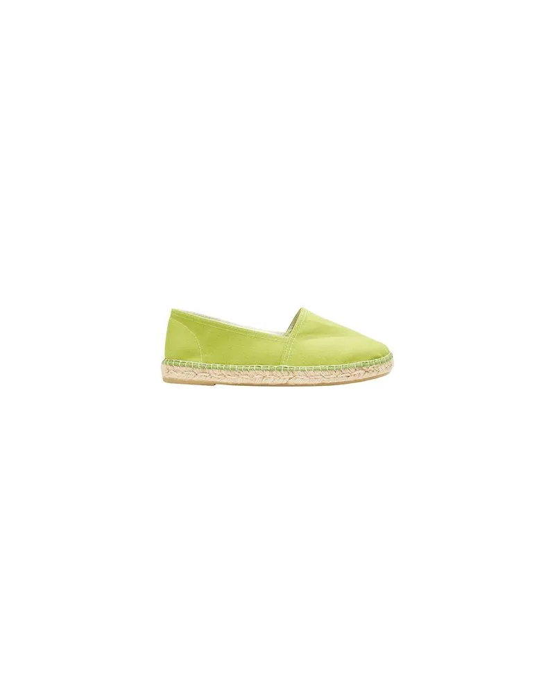 8 by Yoox ORGANIC COTTON ROUND TOE ESPADRILLES - SCHUHE - Espadrillesauf YOOX.COM Limettengrün