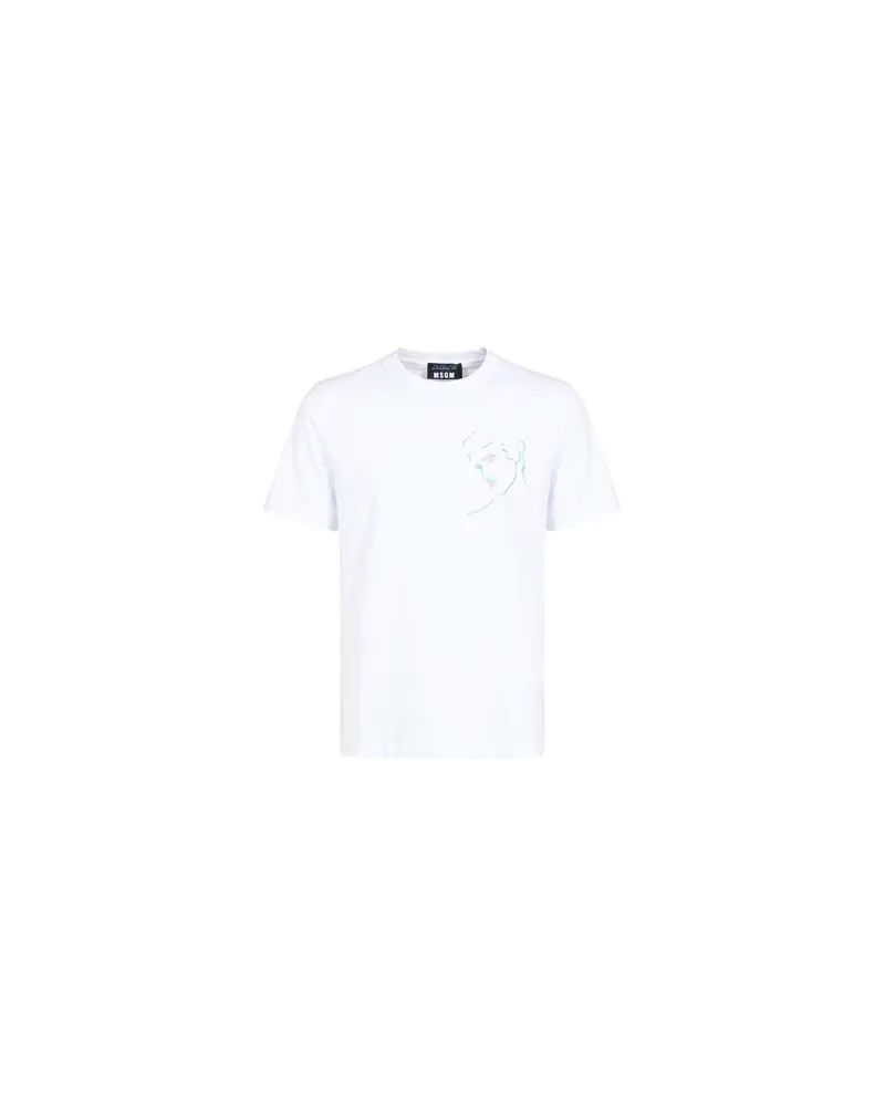 MSGM TOPS - T-shirtsauf YOOX.COM Weiß