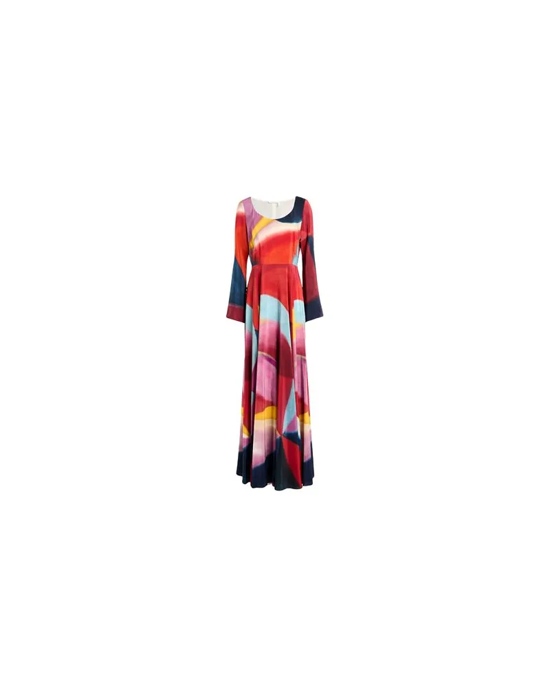 Chloé KLEIDER - Maxi-Kleiderauf YOOX.COM Ziegelrot