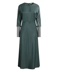 Peserico Midi-Kleid Dunkelgrün