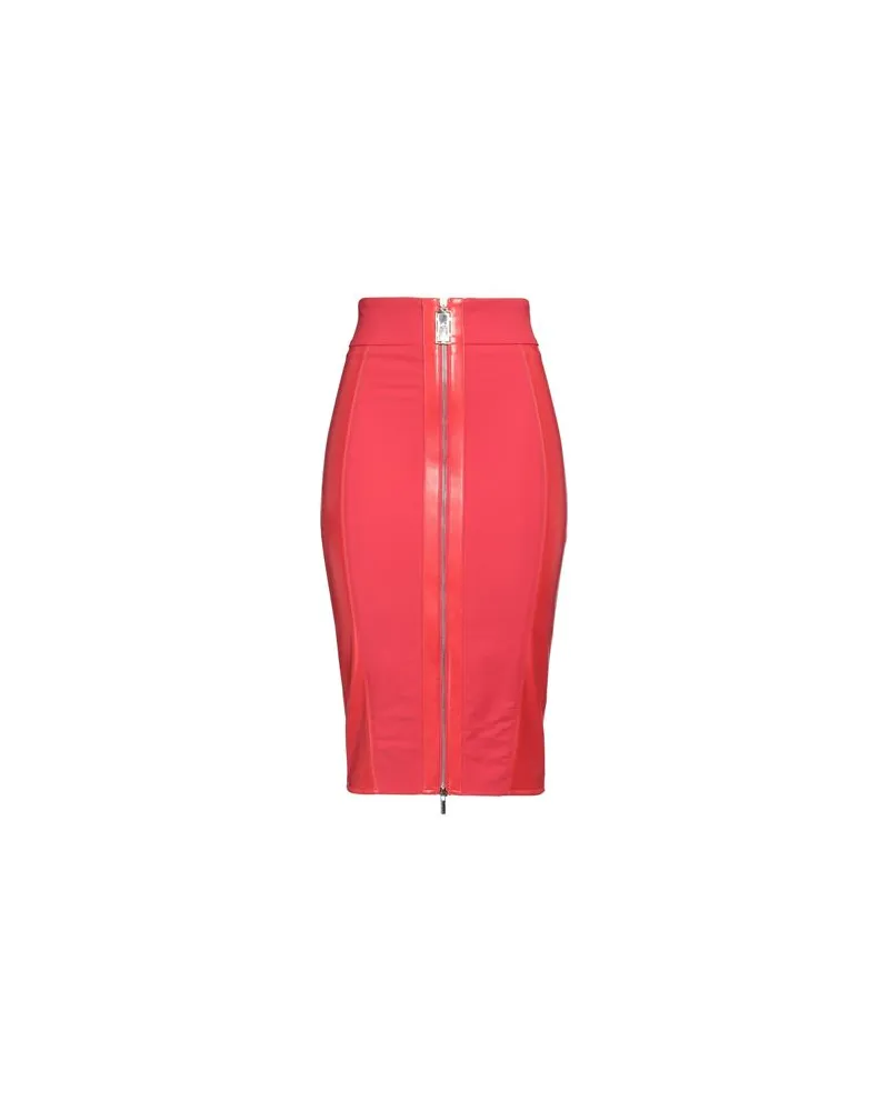 Elisabetta Franchi HOSEN & RÖCKE - Midi-Röckeauf YOOX.COM Rot