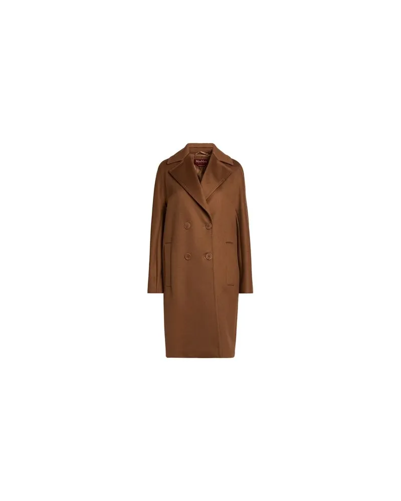 Max Mara JACKEN & MÄNTEL - Mäntelauf YOOX.COM Braun
