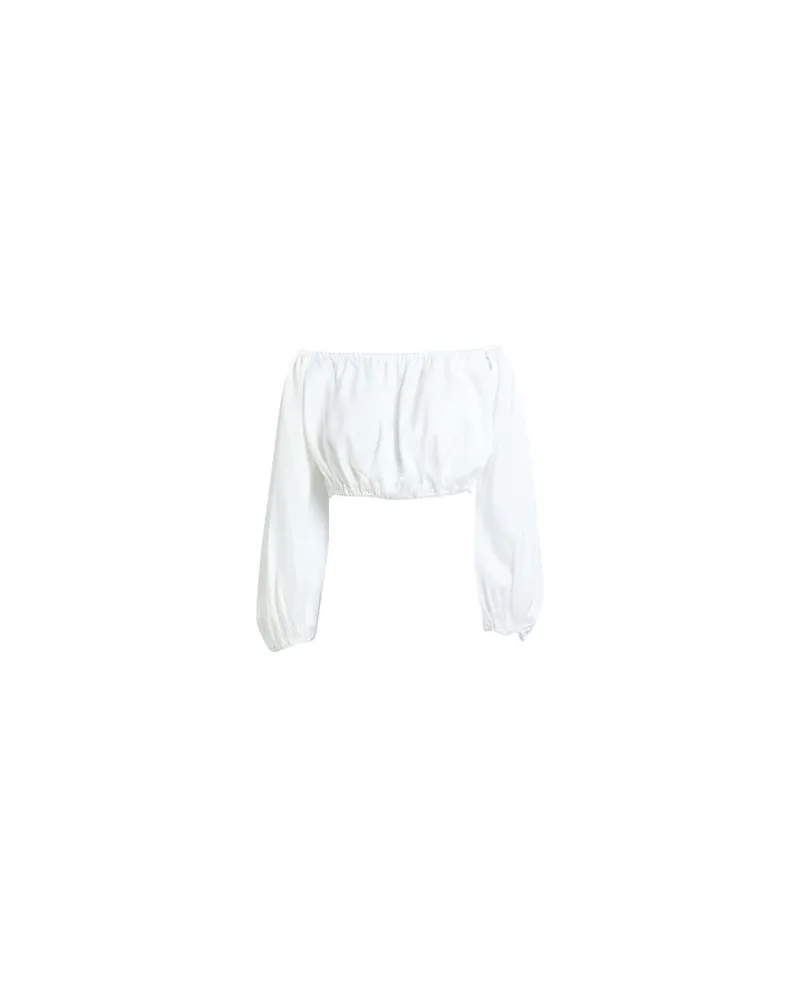 Pieces TOPS - Topsauf YOOX.COM Weiß