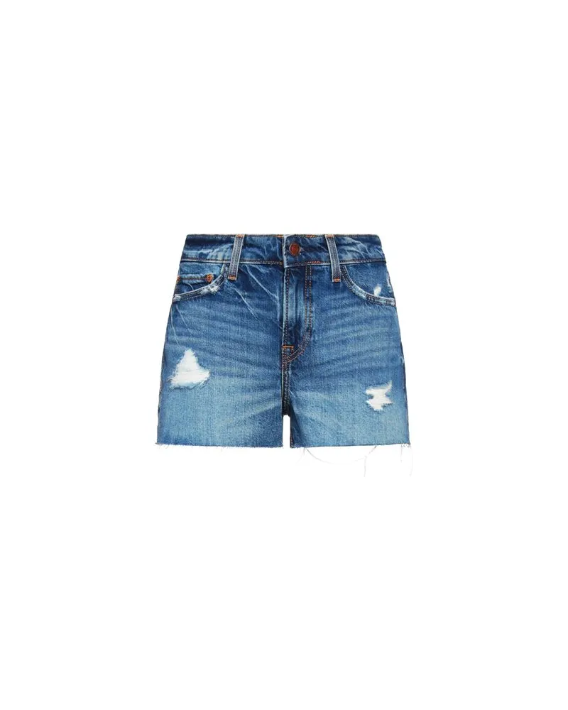 Guess HOSEN & RÖCKE - Jeansshortsauf YOOX.COM Blau