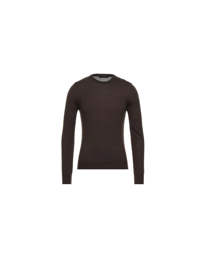 VNECK STRICKWAREN - Pulloverauf YOOX.COM Dunkelbraun