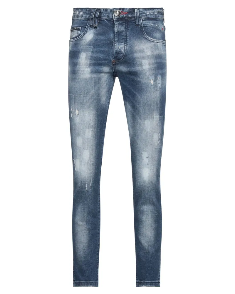 Philipp Plein Jeanshose Blau