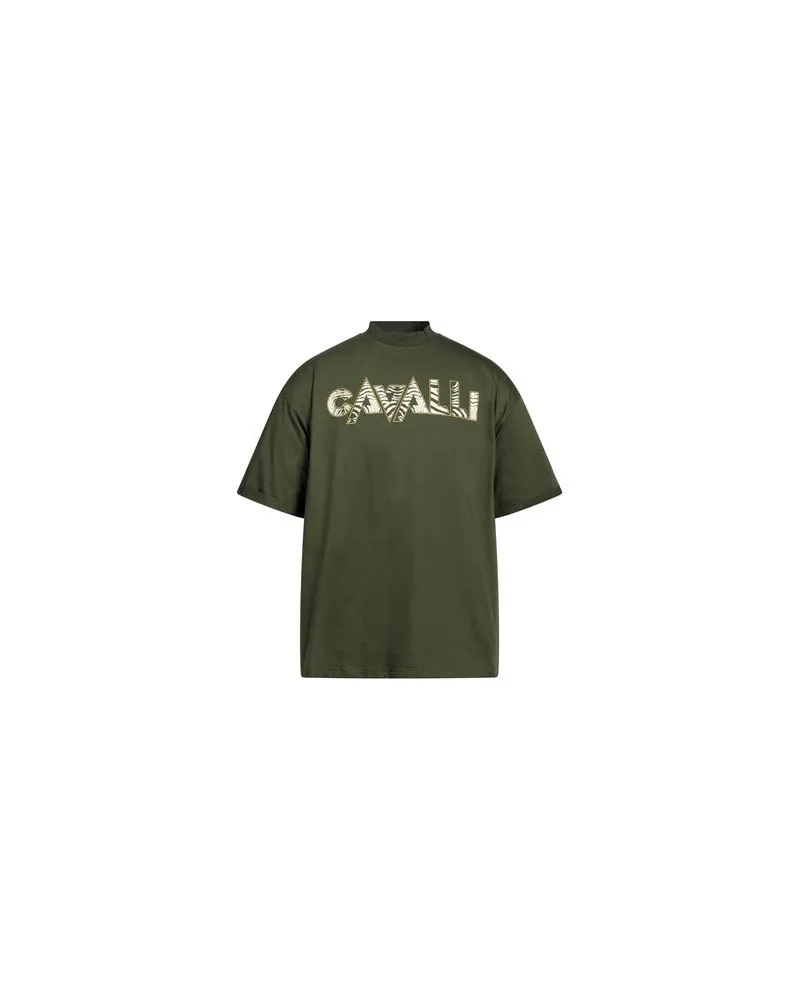 Roberto Cavalli TOPS - T-shirtsauf YOOX.COM Militärgrün