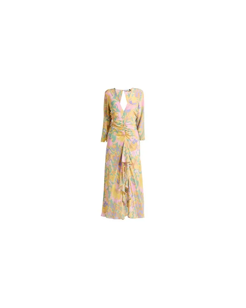 RIXO KLEIDER - Midi-Kleiderauf YOOX.COM Gelb
