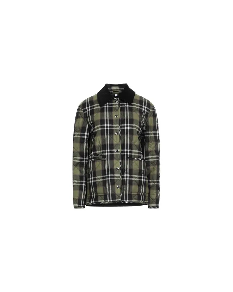 Burberry JACKEN & MÄNTEL - Pufferjacken & Daunenjackenauf YOOX.COM Militärgrün