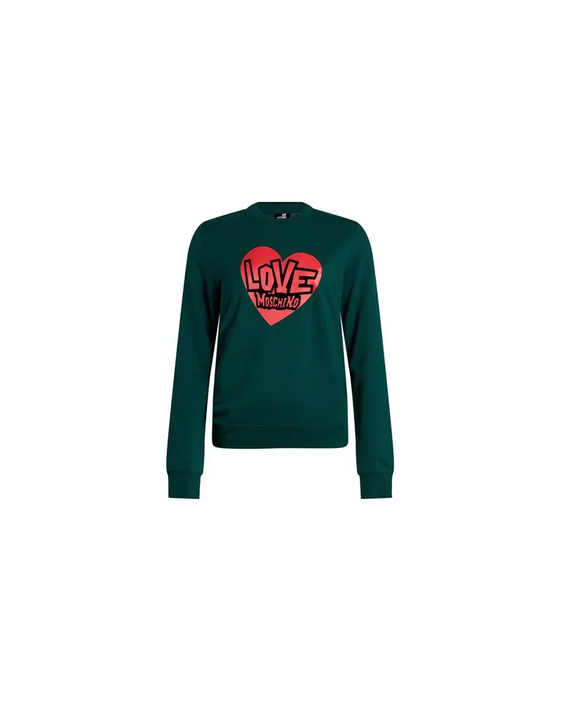 Moschino TOPS - Sweatshirtsauf YOOX.COM Dunkelgrün