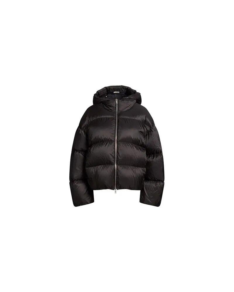 Moncler JACKEN & MÄNTEL - Pufferjacken & Daunenjackenauf YOOX.COM Schwarz