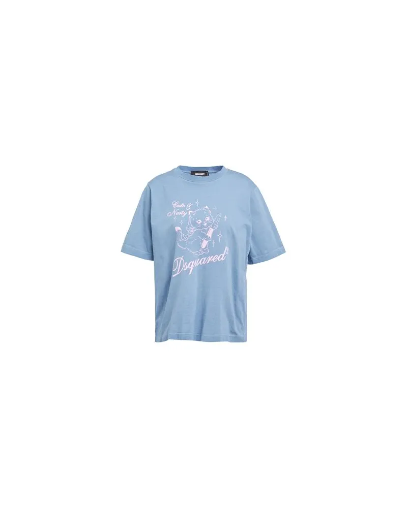 Dsquared2 TOPS - T-shirtsauf YOOX.COM Blaugrau