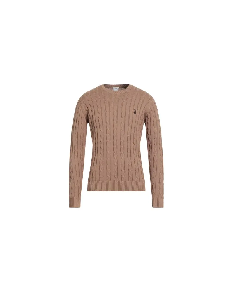 U.S. Polo Assn.  STRICKWAREN - Pulloverauf YOOX.COM Sand
